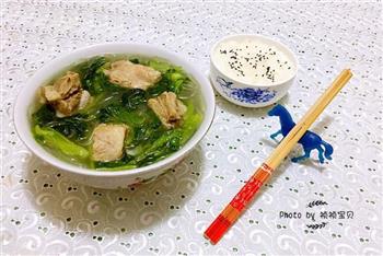 小白菜粉条排骨汤怎么做，小白菜粉条排骨汤怎么做好吃，小白菜粉条排骨汤做法