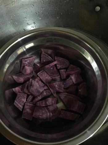 紫薯凉糕-这一抹清新色彩怎么做，紫薯凉糕-这一抹清新色彩怎么做好吃，紫薯凉糕-这一抹清新色彩做法