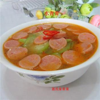 肉花肠丝瓜汤怎么做，肉花肠丝瓜汤怎么做好吃，肉花肠丝瓜汤做法