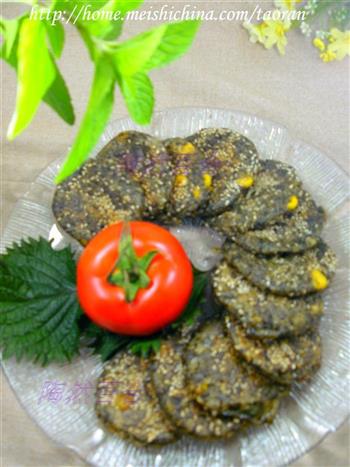 紫苏南瓜叶芝麻饼怎么做，紫苏南瓜叶芝麻饼怎么做好吃，紫苏南瓜叶芝麻饼做法